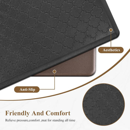Kitchen Mat Cushioned anti Fatigue Kitchen Floor Mat Runner 20"X60" Non Slip Kitchen Mats for Floor Waterproof Kitchen Rugs and Mats Comfort Mat for Standing Desk,Sink,Laundry